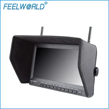 

Feelworld PVR1032 10.1 Inch IPS HD FPV Monitor with DVR Built-in Battery Dual 5.8G 40CH Diversity Receiver 10.1" Drone Monitor