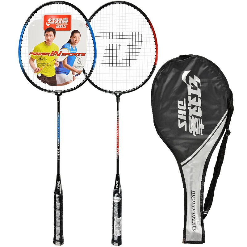 DHS badminton racket 208 popular series of feather racket couples (random color delivery)
DHS badminton racket 208 popular series of feather racket couples (random color delivery)