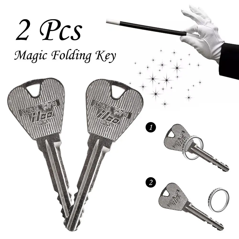 2 Pieces Folding Deformation Key Magic Key Props Toy Stage Magic Props Toys For Beginners Magician Professional Deformation Key
2 Pieces Folding Deformation Key Magic Key Props Toy Stage Magic Props Toys For Beginners Magician Professional Deformation Key