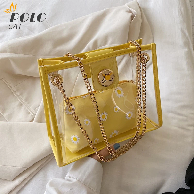 Summer New Printed Square Bag 2020 Fashion Small Daisy Female Bags Wide PVC Shoulder Metal Strap Shoulder Messenger Bag Handbag
Summer New Printed Square Bag 2020 Fashion Small Daisy Female Bags Wide PVC Shoulder Metal Strap Shoulder Messenger Bag Handbag