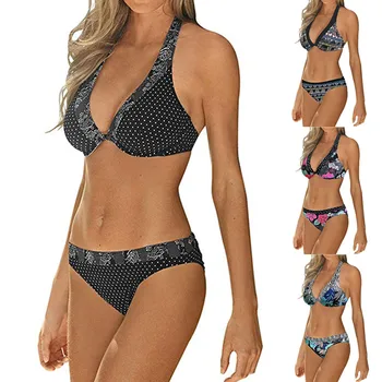 High Quality Women Floral Print Biquini Push Up Lengerie Padded Bathing Suit Ruffle Split Underwear Set Female Intimate For Lady
High Quality Women Floral Print Biquini Push Up Lengerie Padded Bathing Suit Ruffle Split Underwear Set Female Intimate For Lady