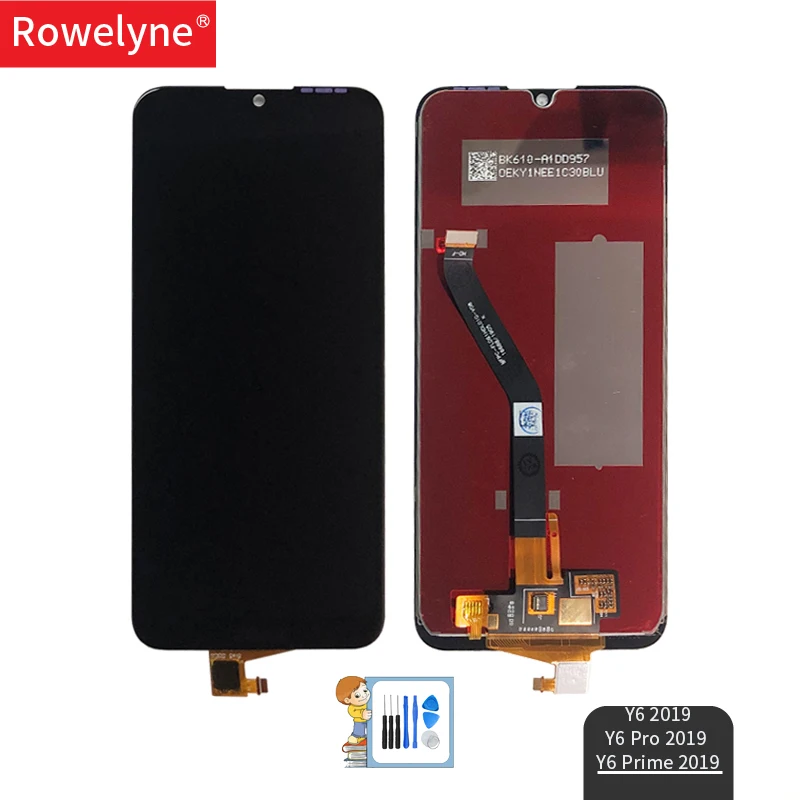 6.09'' LCD Screen for Huawei Y6 2019 / Y6 Pro 2019 / Y6 Prime 2019 LCD Display with Touch Screen Digitizer Assembly Parts
6.09'' LCD Screen for Huawei Y6 2019 / Y6 Pro 2019 / Y6 Prime 2019 LCD Display with Touch Screen Digitizer Assembly Parts
