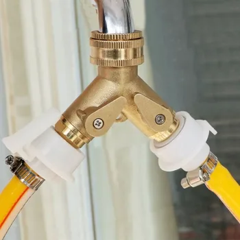 3/4 2 Way Y Type Double Gardens Tap Adapter Solid Brass Connector Hose Pipe Splitter for Agricultural Lawn Garden Industry
3/4 2 Way Y Type Double Gardens Tap Adapter Solid Brass Connector Hose Pipe Splitter for Agricultural Lawn Garden Industry
