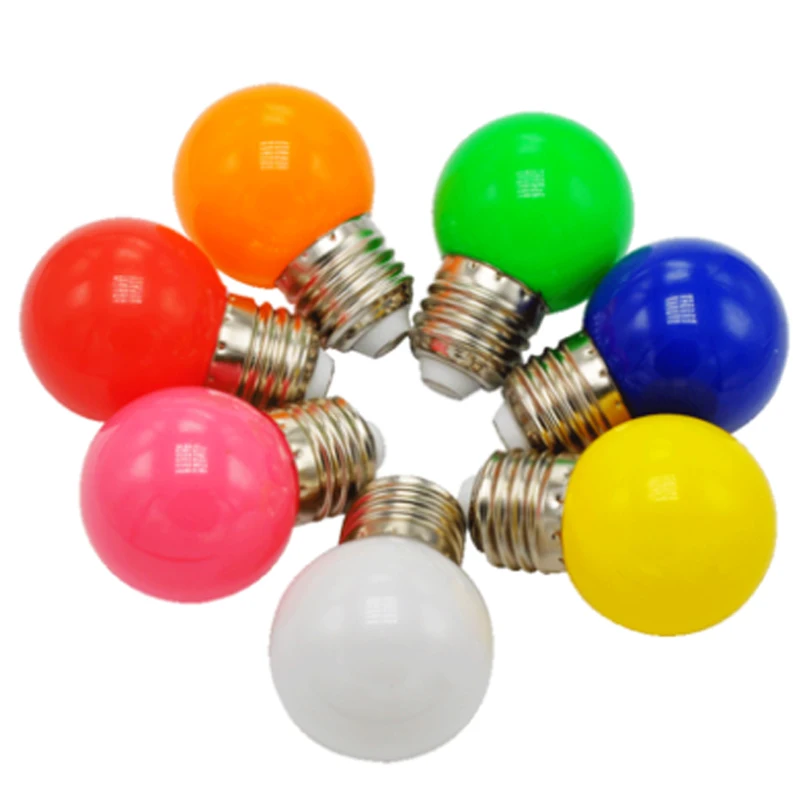 Led household energy saving lamp E27 screw color small bulb 3w5w outdoor indoor decoration atmosphere lamp
Led household energy saving lamp E27 screw color small bulb 3w5w outdoor indoor decoration atmosphere lamp