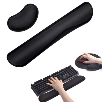ALLOYSEED Memory Foam Wrist Rest Keyboard Mouse Pad Mat Ergonomic Wrist Hand Support Cushion Mousepad For Office Computer Laptop
ALLOYSEED Memory Foam Wrist Rest Keyboard Mouse Pad Mat Ergonomic Wrist Hand Support Cushion Mousepad For Office Computer Laptop