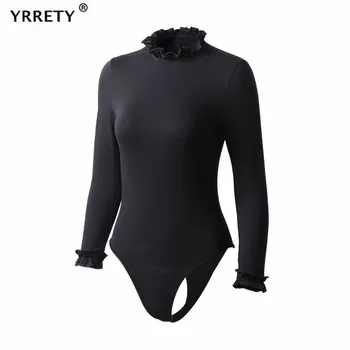 YRRETY Sexy Skinny Solid Long Sleeve Bodysuit Women Bodys Top Autumn Winter Female Elegant Ruffles Neck Slim Black Bodysuit New
YRRETY Sexy Skinny Solid Long Sleeve Bodysuit Women Bodys Top Autumn Winter Female Elegant Ruffles Neck Slim Black Bodysuit New