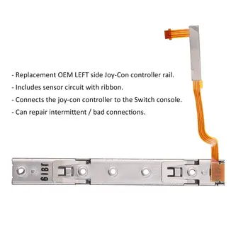 Right rail & sensor for Joy-con controller for Nintend Switch OEM slider Quality Replacement Parts Accessories
Right rail & sensor for Joy-con controller for Nintend Switch OEM slider Quality Replacement Parts Accessories