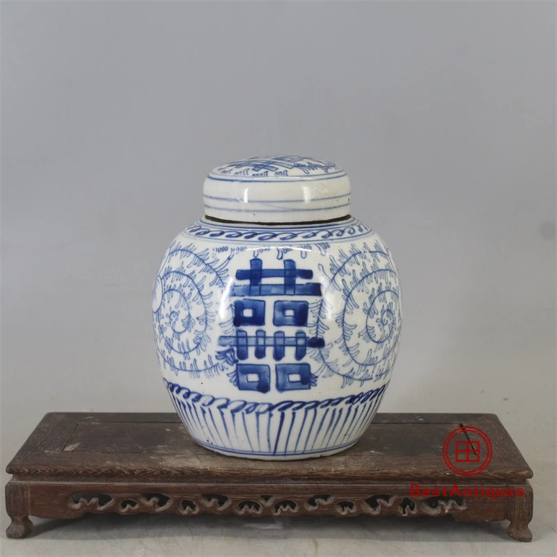 Late Qing Hi-word Jar Double Tank Storage Tank Old Goods Flower Vase Antique Vase Decoration Porcelain Collection Home Decor
Late Qing Hi-word Jar Double Tank Storage Tank Old Goods Flower Vase Antique Vase Decoration Porcelain Collection Home Decor