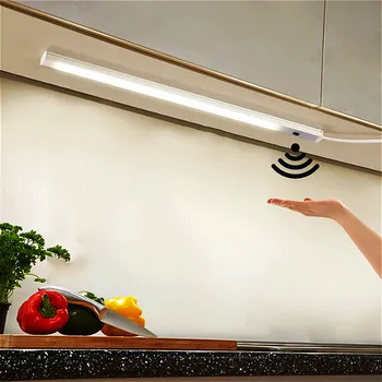 New Hand Sweep Sensor Cabinet Light USB 5V Powered Smart High Brightness LED Kitchen Light for Wardrobes Drawer 20/30/40/50cm
New Hand Sweep Sensor Cabinet Light USB 5V Powered Smart High Brightness LED Kitchen Light for Wardrobes Drawer 20/30/40/50cm