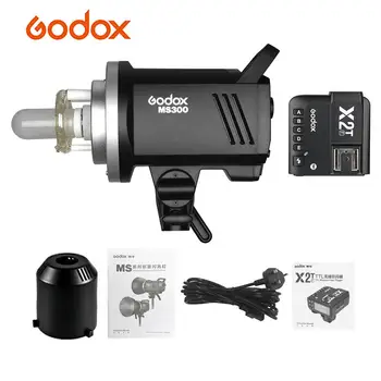 Godox MS300 Studio Flash Strobe Light 300W Godox 2.4G Wireless X System GN58 5600K+ X2T-F TTL Flash Trigger for Fuji DSLR Camera
Godox MS300 Studio Flash Strobe Light 300W Godox 2.4G Wireless X System GN58 5600K+ X2T-F TTL Flash Trigger for Fuji DSLR Camera