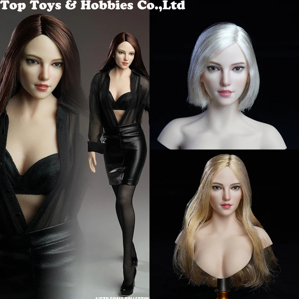SUPER DUCK 1/6 SDH018 Beauty Girl female Head Sculpt White Short Hair long blond hair head for Pale female body
SUPER DUCK 1/6 SDH018 Beauty Girl female Head Sculpt White Short Hair long blond hair head for Pale female body