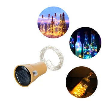 1M 2M Solar Powered Wine Bottle Lights Cork with Light Christmas Decorative Fairy Light Copper Wire Garland LED String Lights
1M 2M Solar Powered Wine Bottle Lights Cork with Light Christmas Decorative Fairy Light Copper Wire Garland LED String Lights