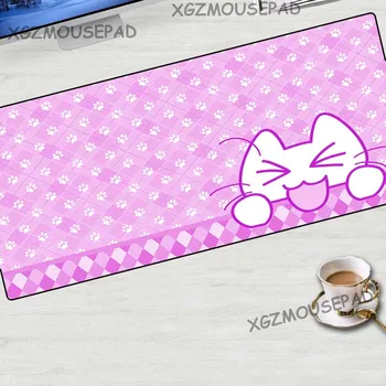 XGZ Custom Anime Large Mouse Pad Black Lock Edge Cute Cat Pink Print Computer Desk Mat Sweet Girl Favorite Rubber Non-slip
XGZ Custom Anime Large Mouse Pad Black Lock Edge Cute Cat Pink Print Computer Desk Mat Sweet Girl Favorite Rubber Non-slip
