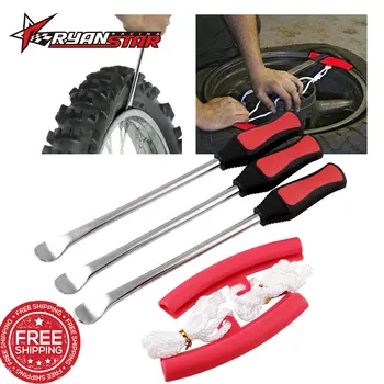 Tire Changing Set Tire Levers Spoon Iron Set Heavy Duty Motorcycle Bike Car 3 Pcs Tire Changing Spoon + 2 Pcs Rim Protector
Tire Changing Set Tire Levers Spoon Iron Set Heavy Duty Motorcycle Bike Car 3 Pcs Tire Changing Spoon + 2 Pcs Rim Protector