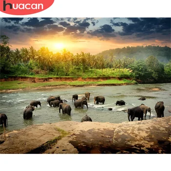 HUACAN DIY Pictures By Number Elephant Kits Painting By Numbers Animal Hand Painted Picture Drawing On Canvas Gift Home Decor 
HUACAN DIY Pictures By Number Elephant Kits Painting By Numbers Animal Hand Painted Picture Drawing On Canvas Gift Home Decor