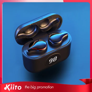 KIITO E21-1 V5.0 TWS Bluetooth Headset Noise Cancelling Wireless Bluetooth Earphone Waterproof Wireless Bluetooth Headphones
KIITO E21-1 V5.0 TWS Bluetooth Headset Noise Cancelling Wireless Bluetooth Earphone Waterproof Wireless Bluetooth Headphones
