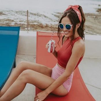 High Waist Bikinis Set 2020 Push Up Two Pieces Swimsuit Floral Padded Tankini Bandeau Bathing Suit Summer Beach Wear Monokini
High Waist Bikinis Set 2020 Push Up Two Pieces Swimsuit Floral Padded Tankini Bandeau Bathing Suit Summer Beach Wear Monokini