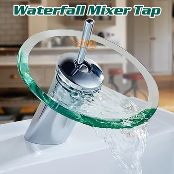 Xueqin Chrome Polished Glass Edge Faucet Tap Bathroom Waterfall Basin Sink Mixer Tap Faucet Cold And Hot Water Deck Mounted
Xueqin Chrome Polished Glass Edge Faucet Tap Bathroom Waterfall Basin Sink Mixer Tap Faucet Cold And Hot Water Deck Mounted