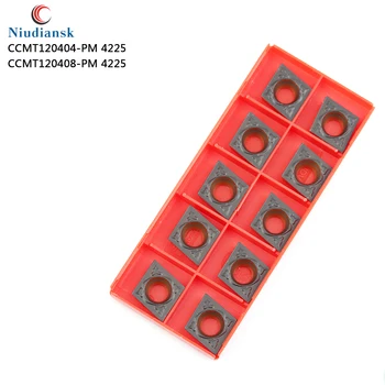 Original CCMT 120404-PM 4225 CCMT120408-PM 4225 External Turning Tools Carbide insert CNC Lathe tool turning tool turning insert
Original CCMT 120404-PM 4225 CCMT120408-PM 4225 External Turning Tools Carbide insert CNC Lathe tool turning tool turning insert
