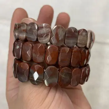 red Silicified Wood stone beads bracelet natural gemstone bangle fine jewerly bracelet for woman for man wholesale !
red Silicified Wood stone beads bracelet natural gemstone bangle fine jewerly bracelet for woman for man wholesale !