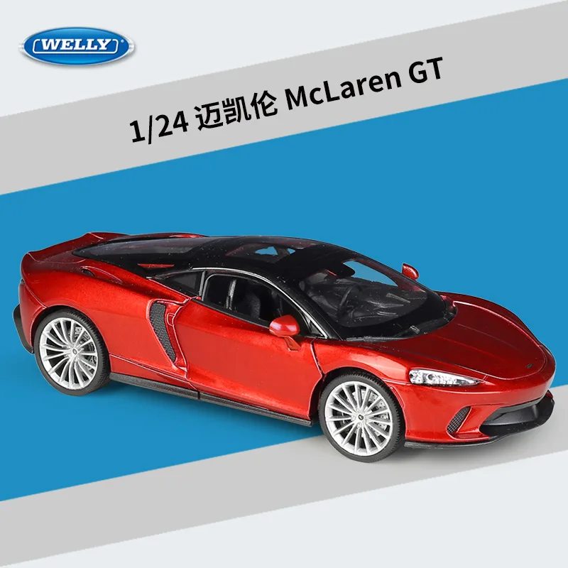 Welly 1:24 McLaren GT, спортивный автомобиль, литье под давлением, модель автомобиля, коллекционная игрушка в подарок
Welly 1:24 McLaren GT, спортивный автомобиль, литье под давлением, модель автомобиля, коллекционная игрушка в подарок