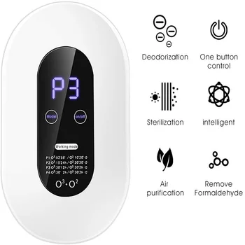 Air Purifier Ozone Generator Sterilization Machine Kitchen Toilet Deodorant Deodorizer Disinfector Four Working Mode Purify Air
Air Purifier Ozone Generator Sterilization Machine Kitchen Toilet Deodorant Deodorizer Disinfector Four Working Mode Purify Air