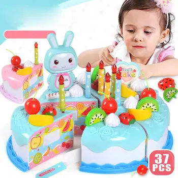 Children's Play House Toys Birthday Cake Cutlery Contains Cake Candles And Fruit Sets To Mine Children's Imagination
Children's Play House Toys Birthday Cake Cutlery Contains Cake Candles And Fruit Sets To Mine Children's Imagination