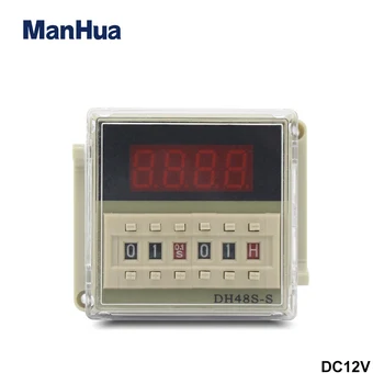 Manhua DH48S-S-2Z DC12V Din Rail Cycle delay Time Delay 2 Switch with 8 Pin Socket
Manhua DH48S-S-2Z DC12V Din Rail Cycle delay Time Delay 2 Switch with 8 Pin Socket