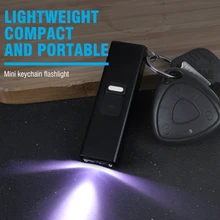 BORUiT New Self Defense Keychain Flashlight with Electric Shock Function Super Bright Waterproof Mini LED Key Light Poket Torch
BORUiT New Self Defense Keychain Flashlight with Electric Shock Function Super Bright Waterproof Mini LED Key Light Poket Torch