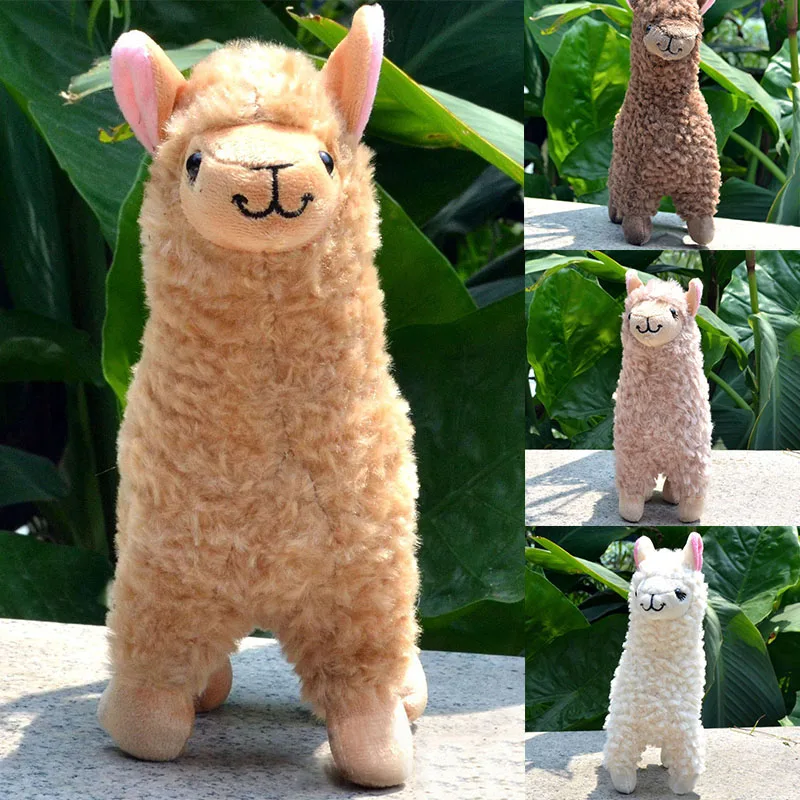 23cm Alpaca Llama Plush Toys for Children Cute Stuffed Animal Dolls Soft Kids Gift Room Decor | Игрушки и хобби