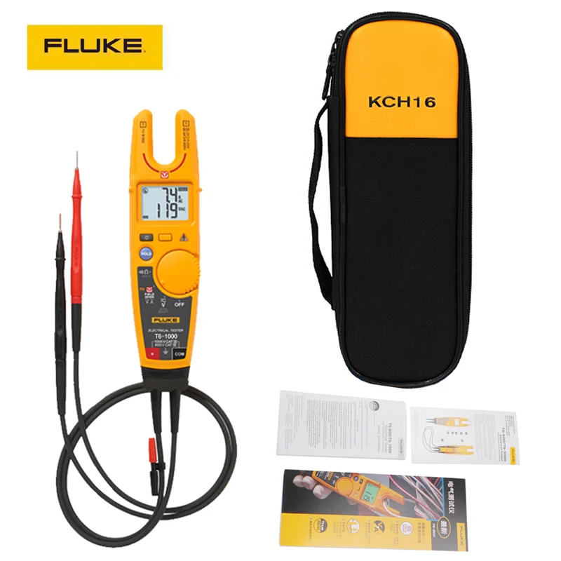 Principle Fluke T6-600 non-contact Voltage Clamp Meter Current Digital Clamp Meter Voltage Current Continuity Tester
Principle Fluke T6-600 non-contact Voltage Clamp Meter Current Digital Clamp Meter Voltage Current Continuity Tester