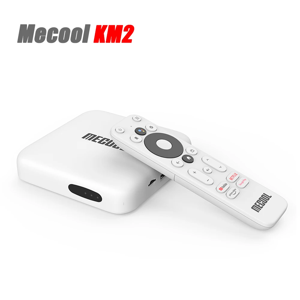 ТВ-приставка MECOOL KM2 Amlogic S905X2 Android DDR4 2 ГБ 8 SPDIF Ethernet Wi-Fi HDR 10 каналов L1 поддержка Netflix 4K