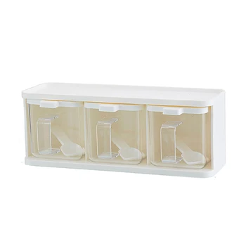 Freeship Seasoning Box Herb Spices Storage Condiment Jar Cooking Spice Rack Spoon Kitchen with Lid Container Seasoning Box
Freeship Seasoning Box Herb Spices Storage Condiment Jar Cooking Spice Rack Spoon Kitchen with Lid Container Seasoning Box