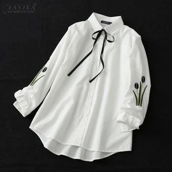 Vintage Embroidery Shirt Women Tops Blouses ZANZEA 2020 Fashion Female Casual Tunic Cotton Buttons Blusas Work Office Shirts 5XL
Vintage Embroidery Shirt Women Tops Blouses ZANZEA 2020 Fashion Female Casual Tunic Cotton Buttons Blusas Work Office Shirts 5XL