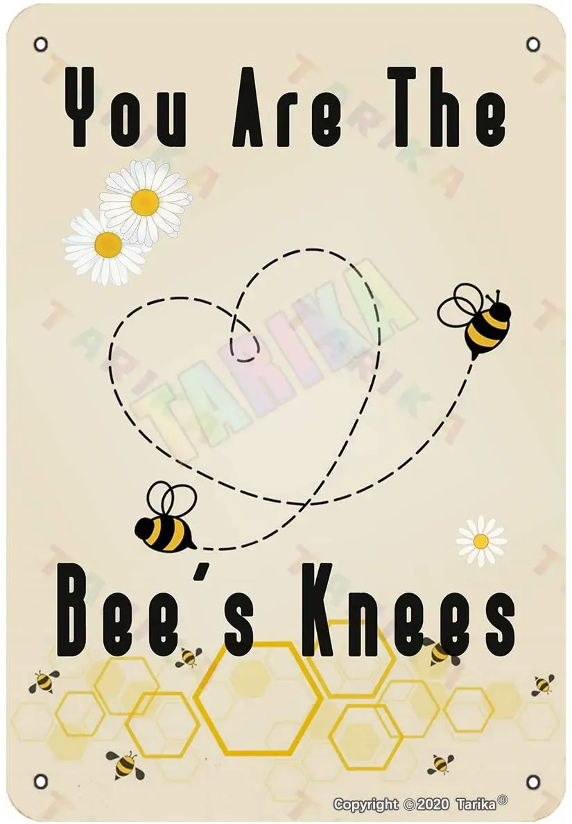 The Bees Knees Cute Bumble Bee for Home,Room,Farmhouse,Shop,Club,Garden Metal Vintage Tin Sign Wall Decoration 12x8 inches
The Bees Knees Cute Bumble Bee for Home,Room,Farmhouse,Shop,Club,Garden Metal Vintage Tin Sign Wall Decoration 12x8 inches