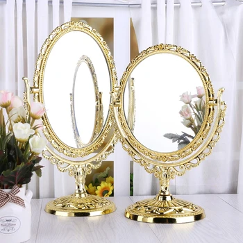 2 Sides Makeup Mirror Stand Table Cosmetic Mirror Plastic Dresser Mirrors Tools
2 Sides Makeup Mirror Stand Table Cosmetic Mirror Plastic Dresser Mirrors Tools