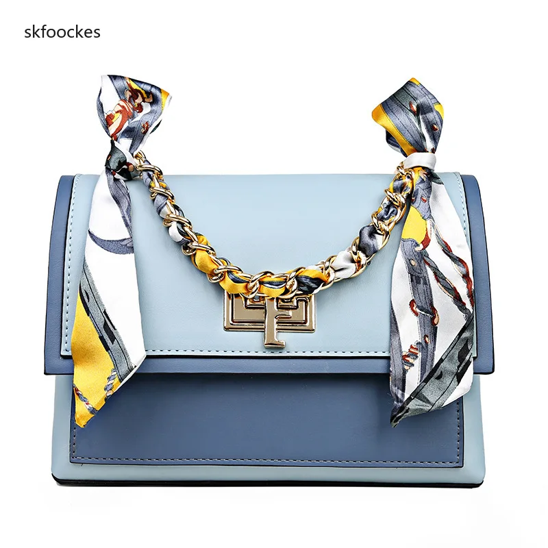 Skfoockes Women's Bag 2020 New Handbag, Contrast Color Wild Crossbody Bag & Shoulder Bag with Silk Scarf Female Bag
Skfoockes Women's Bag 2020 New Handbag, Contrast Color Wild Crossbody Bag & Shoulder Bag with Silk Scarf Female Bag