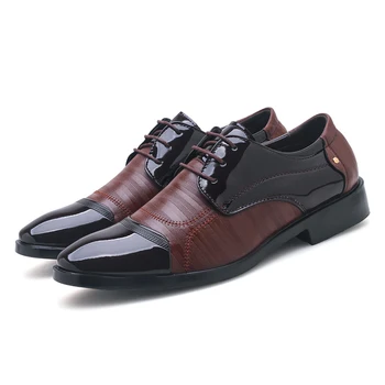 Fashion Men Business Dress Leather Pointed Toe Shoes Breathable Formal Wedding Shoes Office Slip-On Footwear shoes BIG SIZE 48
Fashion Men Business Dress Leather Pointed Toe Shoes Breathable Formal Wedding Shoes Office Slip-On Footwear shoes BIG SIZE 48