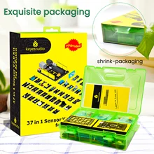 Keyestudio Arduino Sensor Starter Kit V2.0 37 in 1 Box For Arduino Mega Board Kit Diy Electronic Kit
Keyestudio Arduino Sensor Starter Kit V2.0 37 in 1 Box For Arduino Mega Board Kit Diy Electronic Kit