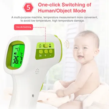 Baby/Adult Non-touch Forehead Thermometer Portable LCD Digital Display Infrared Body Thermometer Handheld Tools
Baby/Adult Non-touch Forehead Thermometer Portable LCD Digital Display Infrared Body Thermometer Handheld Tools