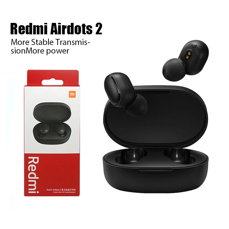 Оригинальные беспроводные наушники Fone Redmi Air Dots 2 гарнитура Bluetooth 5 0 Mi Ture