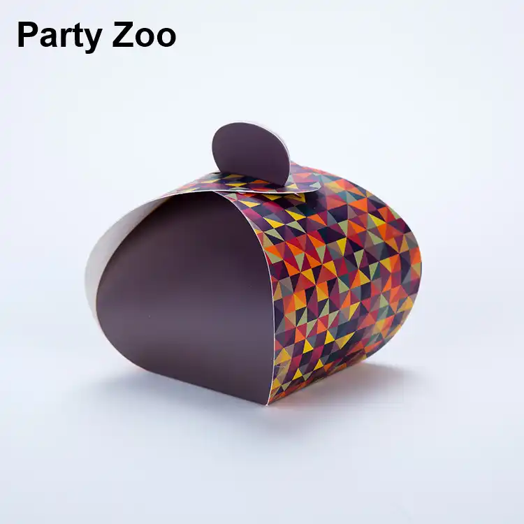 bread shape gift package box colorful easy fold paper boxes