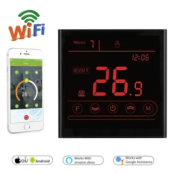 MK-70GB-HW WiFi Thermostat 110V 120V 240V Temperature Controller for Electric Floor Heating with Alexa Google Home
MK-70GB-HW WiFi Thermostat 110V 120V 240V Temperature Controller for Electric Floor Heating with Alexa Google Home