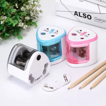 Two-holes Automatic Electric Pencil Sharpeners Art Sketch Pencils Sharpener Home School Students Stationery Office Accessories
Two-holes Automatic Electric Pencil Sharpeners Art Sketch Pencils Sharpener Home School Students Stationery Office Accessories