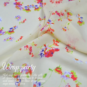 LEO&LIN Small Flower Double Color Large Width 100% Silk Georgette Chiffon Spring Summer Skirt Scarf Fabric DIY Patchwork Tissue
LEO&LIN Small Flower Double Color Large Width 100% Silk Georgette Chiffon Spring Summer Skirt Scarf Fabric DIY Patchwork Tissue