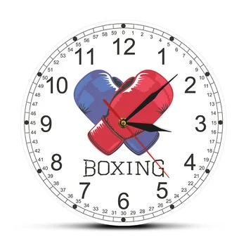 Blue And Red Boxing Gloves Modern Printed Wall Clock Living Room Clock Wall Watch Fighting Sports Wall Art Decor Gift For Boxers
Blue And Red Boxing Gloves Modern Printed Wall Clock Living Room Clock Wall Watch Fighting Sports Wall Art Decor Gift For Boxers