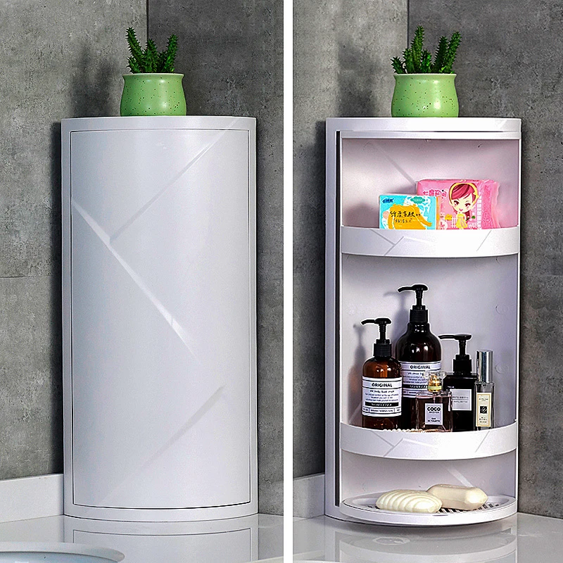 Bathroom Rotating Corner Storage Rack Triangle Wall Shelf Bathroom Organizer Kitchen Storage 
Bathroom Rotating Corner Storage Rack Triangle Wall Shelf Bathroom Organizer Kitchen Storage