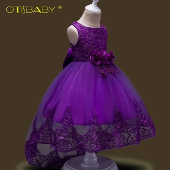 Summer Kids Embroidered Lace Flower Girls Dress Formal Girl Dresses for Party Wedding Children Sequined Prom Dresses with Tail
Summer Kids Embroidered Lace Flower Girls Dress Formal Girl Dresses for Party Wedding Children Sequined Prom Dresses with Tail