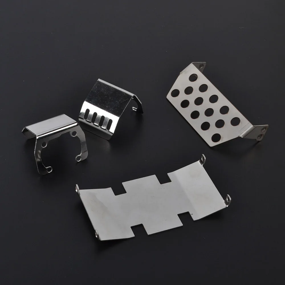 4PCS Chassis Armor Axle Stainless Steel Protector Plate for 1/10 RC Crawler Car Axial SCX10 II 90046 90047 Metal Upgrade Parts
4PCS Chassis Armor Axle Stainless Steel Protector Plate for 1/10 RC Crawler Car Axial SCX10 II 90046 90047 Metal Upgrade Parts