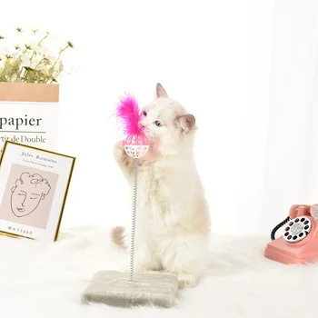 Pet Supplies Plastic Feather Plush New 2020 Creative Cat Scratching Board Grinding Claws Interactive Grinders Funny Rod Tumbler
Pet Supplies Plastic Feather Plush New 2020 Creative Cat Scratching Board Grinding Claws Interactive Grinders Funny Rod Tumbler